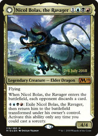 Nicol Bolas, the Ravager (Core Set 2019)